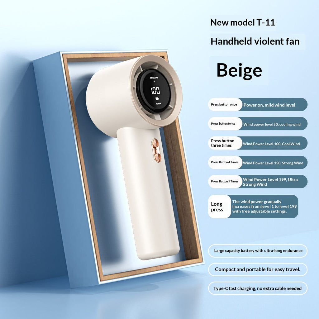 T11 High-Speed Handheld Mini Fan