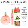 Women's Two-piece Perfume Set, Fresh And Natural, Suitable For Daily Commutes, Dates, Personal Use, As A Gift, And Enhancing Professional And Social Charm.