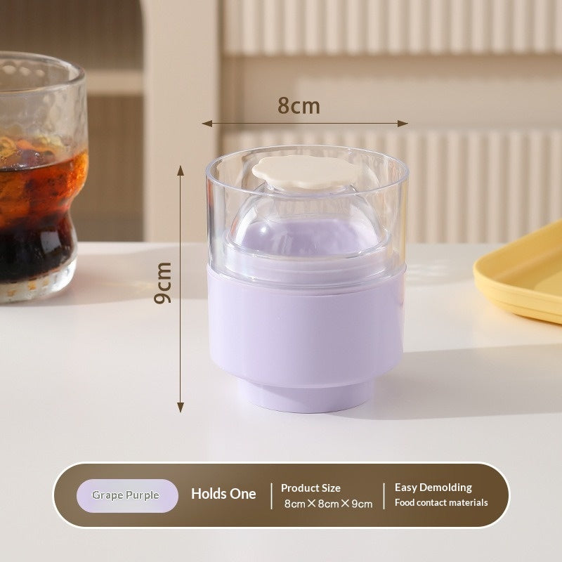 Practical 6cm Ice Ball Mold Plastic Quick-freezing Ice Sphere Mold Leak-proof Easy Release Ball Shape Mold For Home Kitchen Gadgets