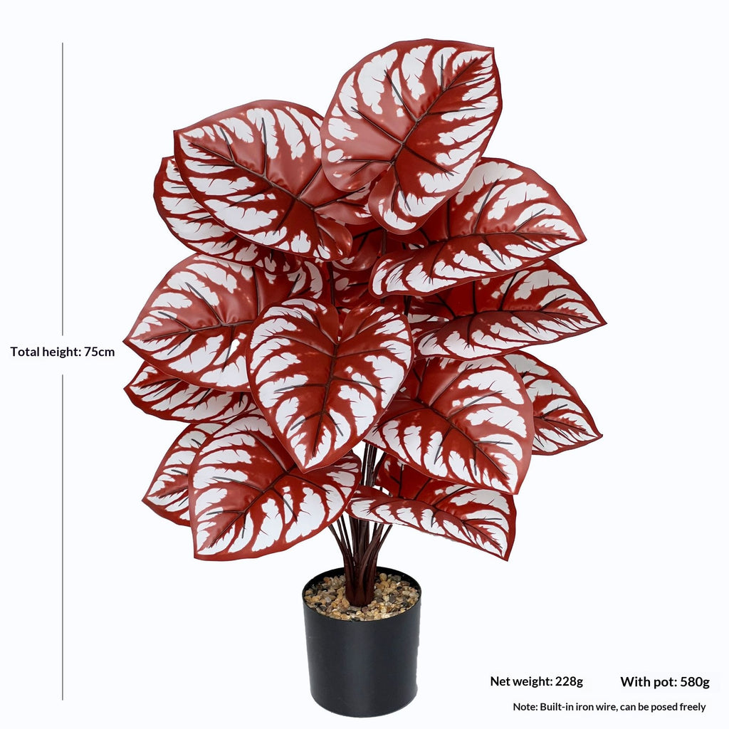 Artificial Plants Cross-Border New Best-Seller Decorative Taro Leaves