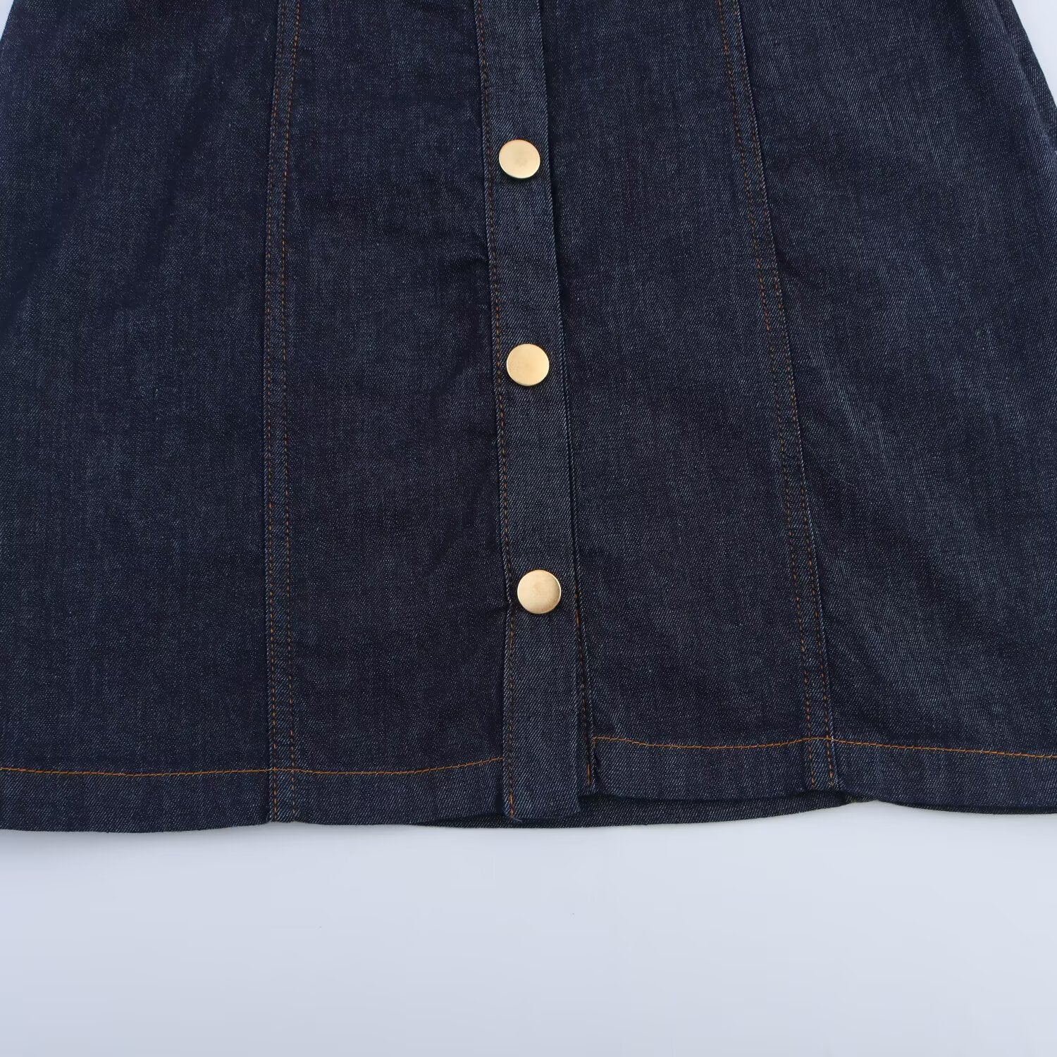 Women's Versatile Classic Denim Mini Dress