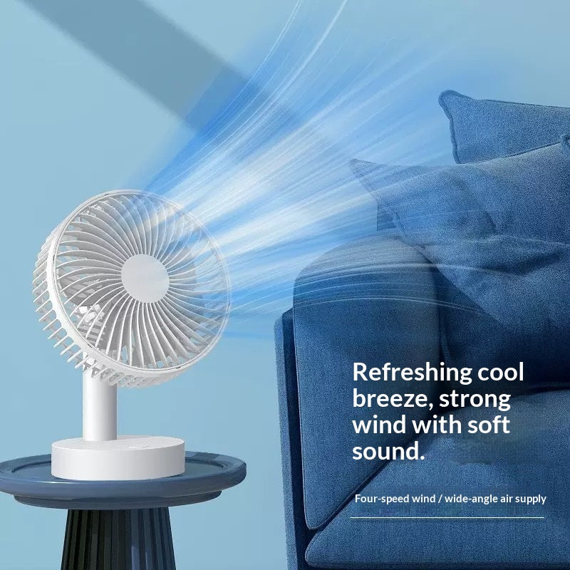 Swivel Desktop Electric Fan For Office And Dormitory Use