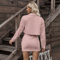 Retro Tassel-studded Faux Suede A-line Mini Skirt