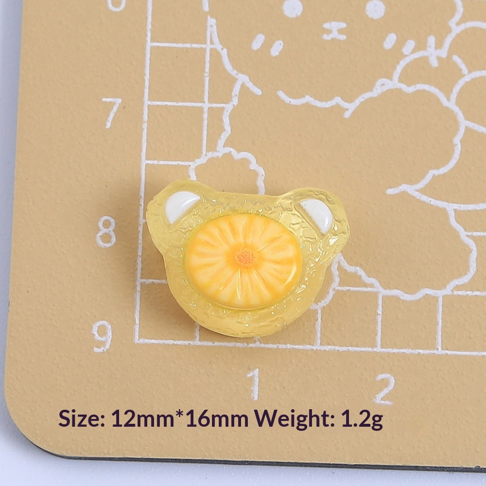 Cartoon Mini Ice-clear Fruit Handmade DIY Cream Glue Resin