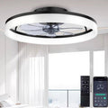 Light-luxury Nordic-style Restaurant Smart Fan Light