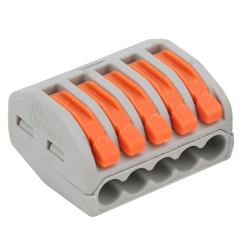 50Pcs Push Wire Wiring Connector Mini Fast Compact Connect Terminal Blocks ParallelerPCT-215