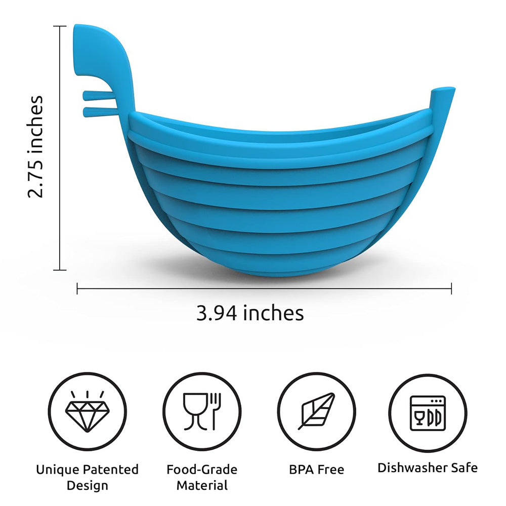 New Silicone Egg Poacher  Poached Egg Silicone Egg Cooker Gondola Boat Egg Silicone Poacher For Cooking Eggs Kitchen Egg Cooker, Perfect Egg Maker Egg Shape Design Maker, Egg Kitchen Gadgets