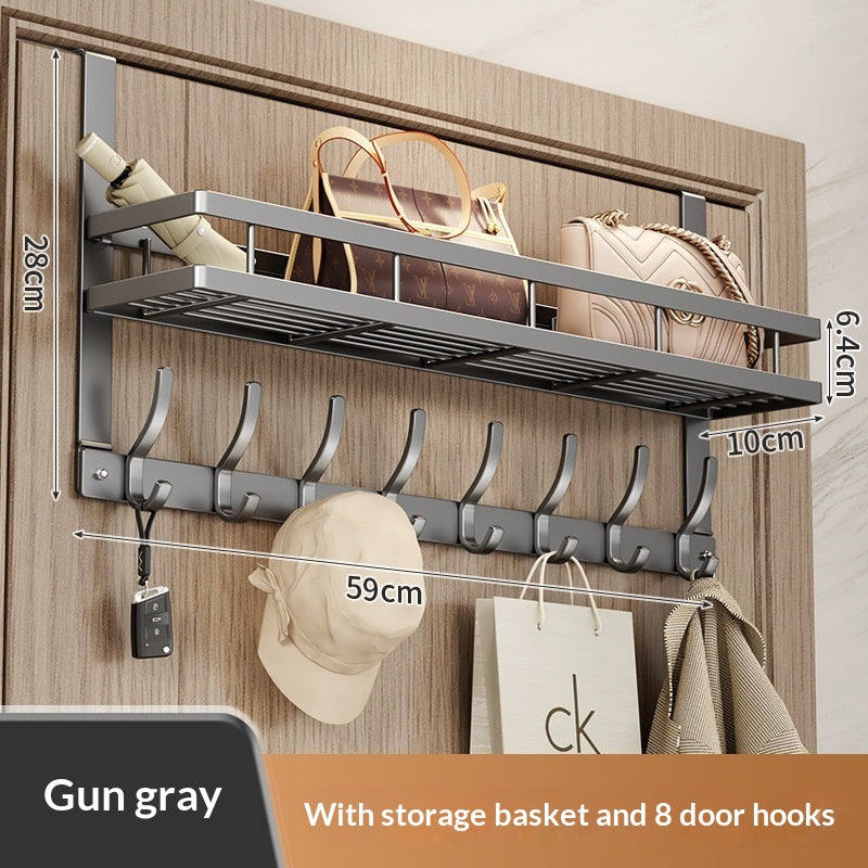 Home Wall-mounted Door-back Storage Shelf
