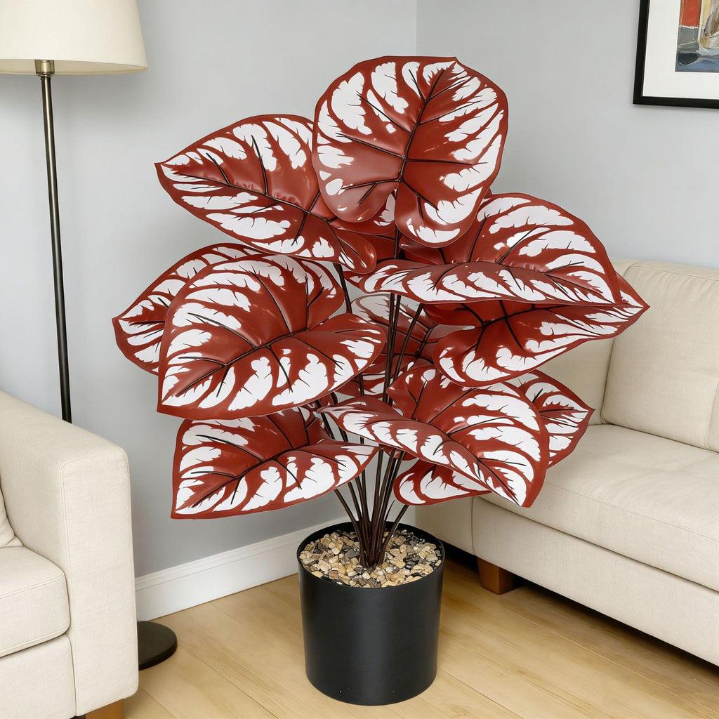 Artificial Plants Cross-Border New Best-Seller Decorative Taro Leaves
