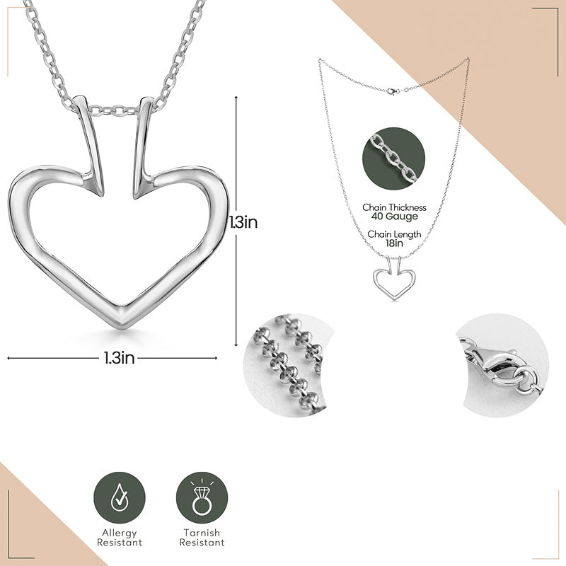 Stainless Steel Necklace Ring Holder