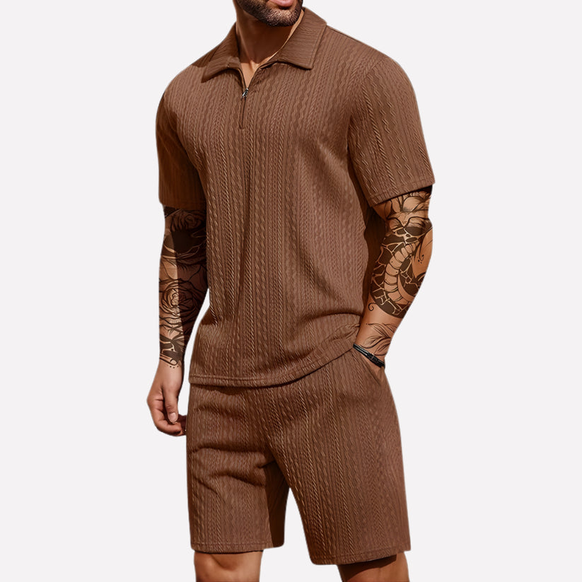 Cross-border European-size Best-selling Mens Summer Plaid