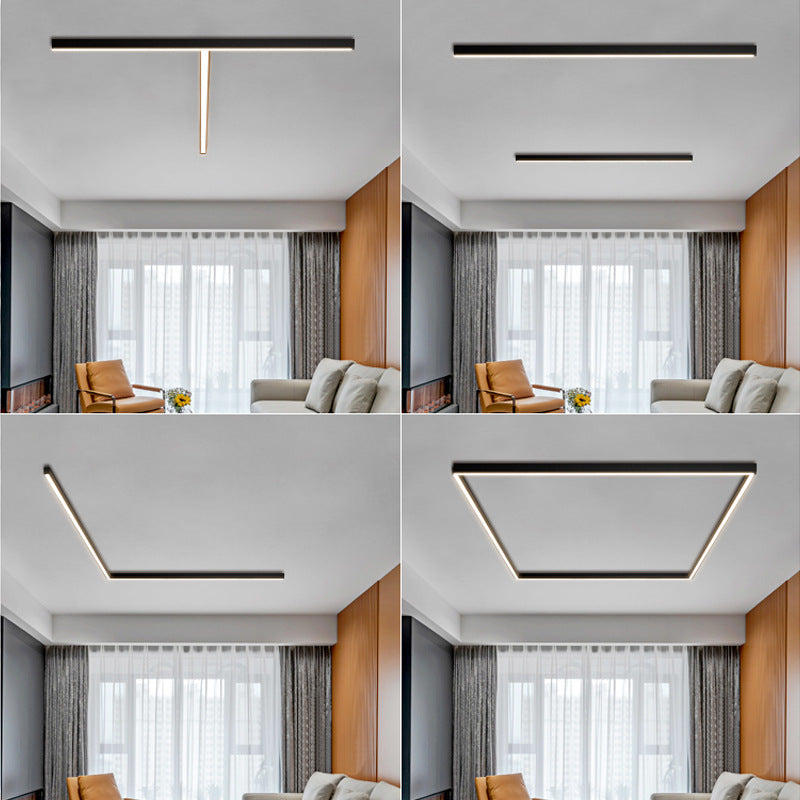 Living Room Ceiling Light Long Strip Surface-mounted Linear Light