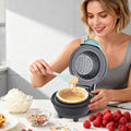 Waffle Bowl Maker - Even Heating Kitchen Gadgets, Electric Nonstick Waffle Cone Bowl Machine, Sturdy Easy To Use Design, Dessert Cooking Tool, For Kitchen Birthday Christmas Party Holiday Snack Breakf
