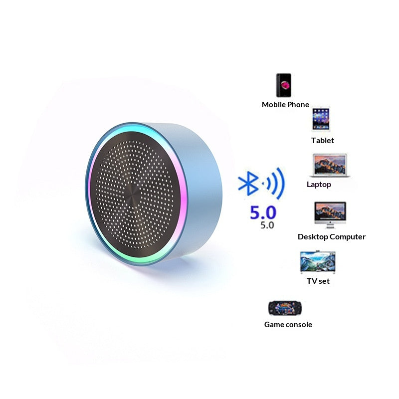 Convenient Mini Aluminum Alloy Bluetooth Speaker With Card Slot