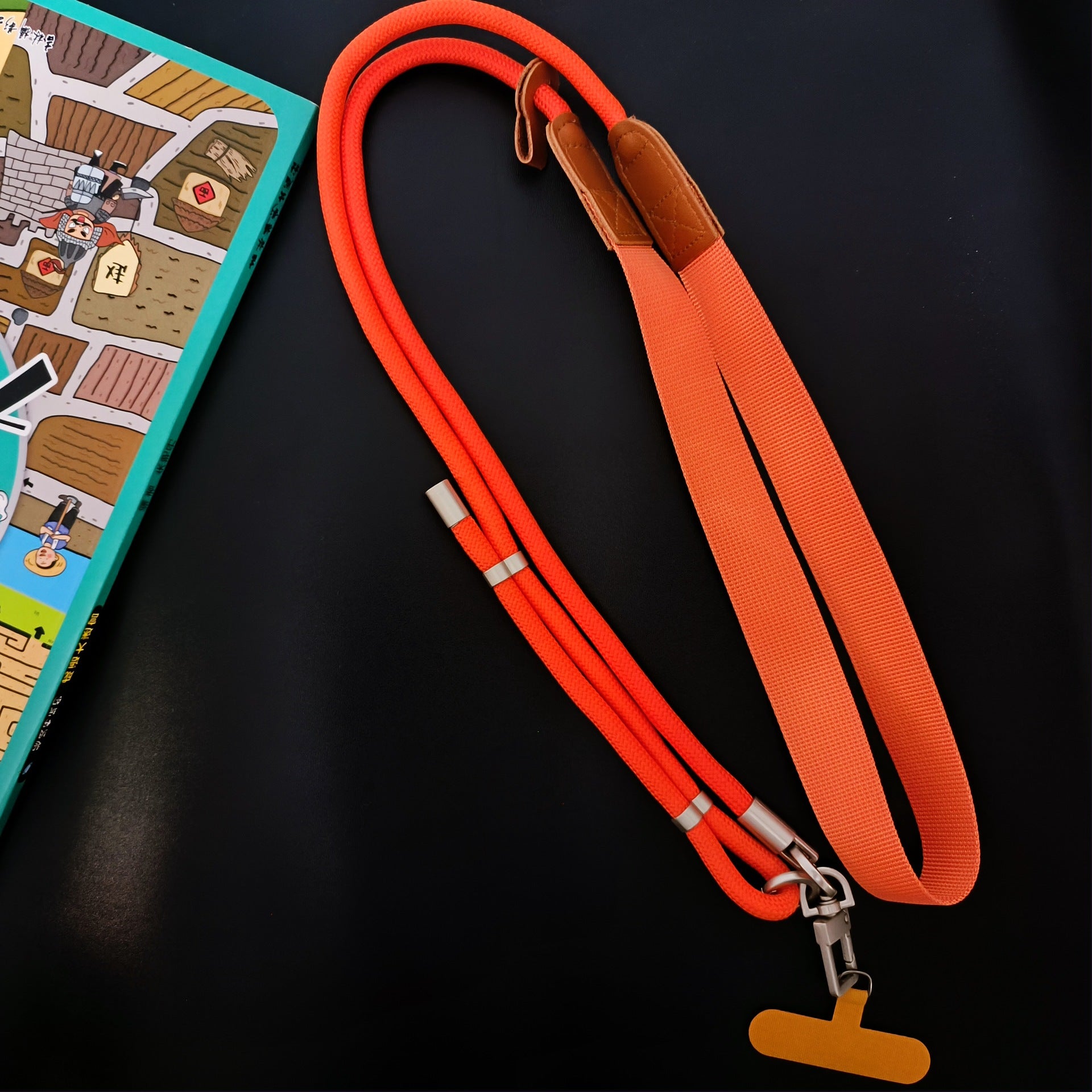 Small Earphone Case With A Lanyard To Prevent Loss, Also Suitable For Use As A Climbing Rope