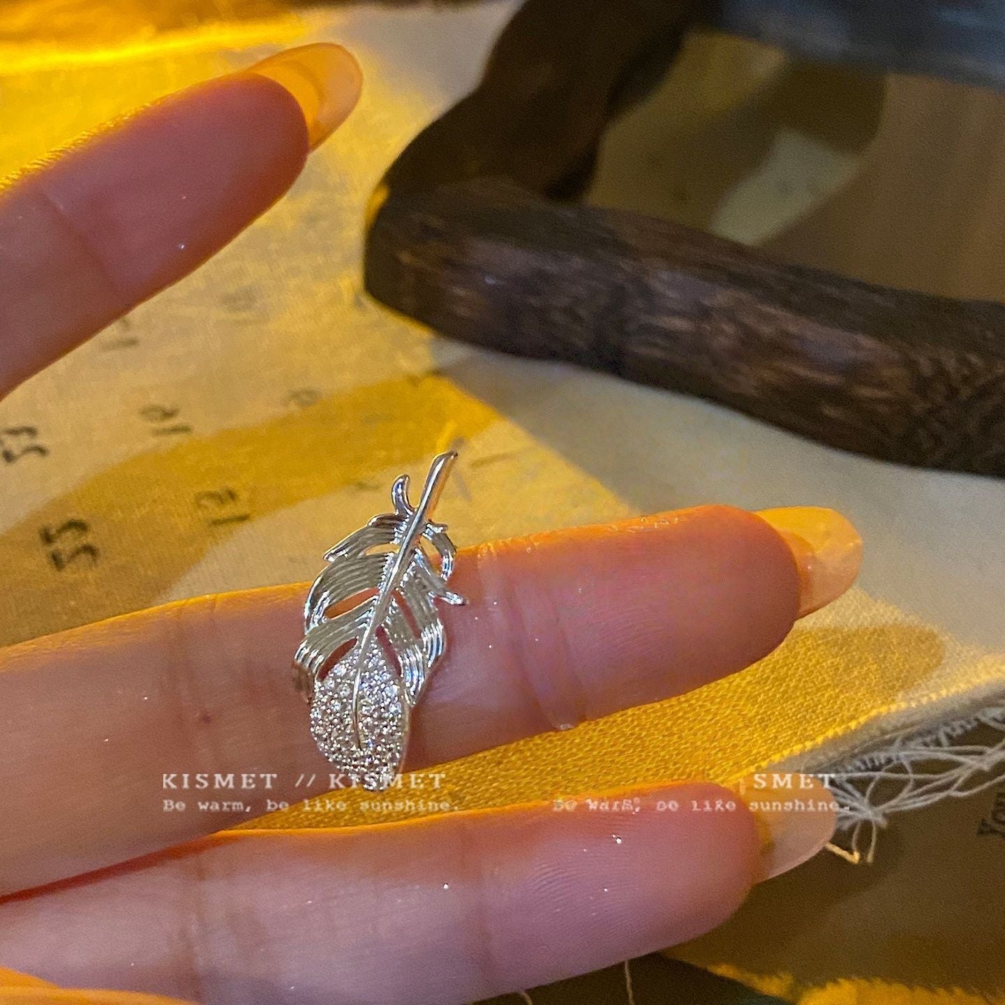 Shiny Silver Feather Earrings, Delicate Mini Studs, Fairy Style Niche Jewelry