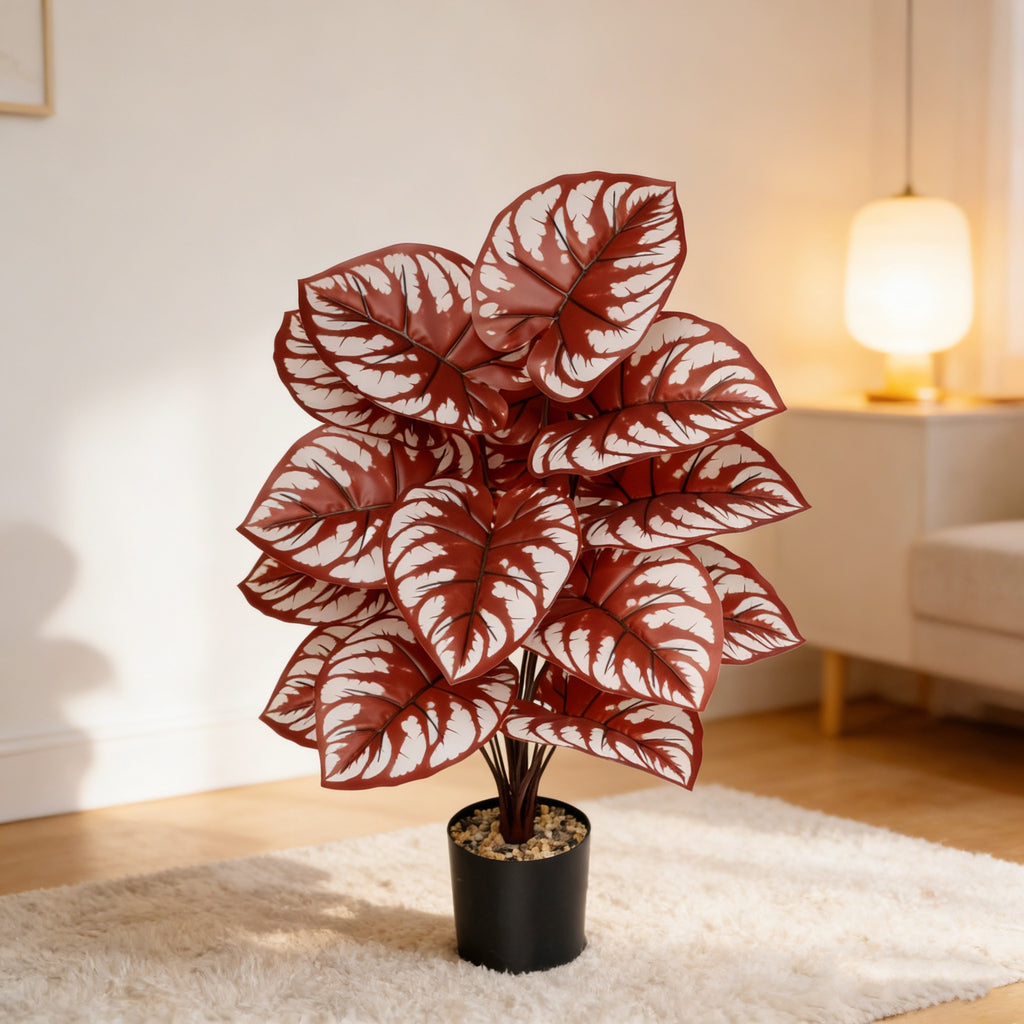 Artificial Plants Cross-Border New Best-Seller Decorative Taro Leaves
