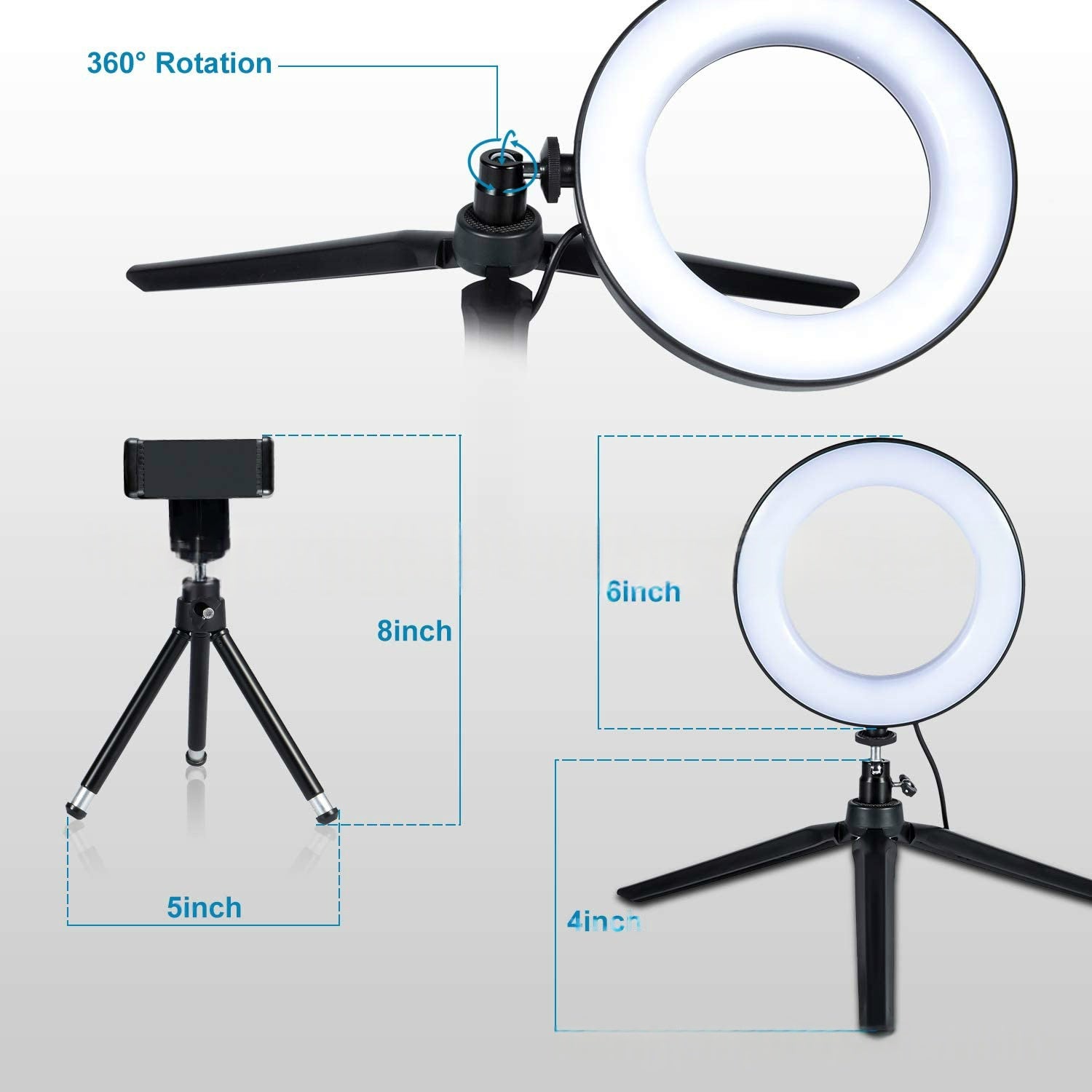 LED Ring Live-Streaming Beauty Light Fill Light With Stand