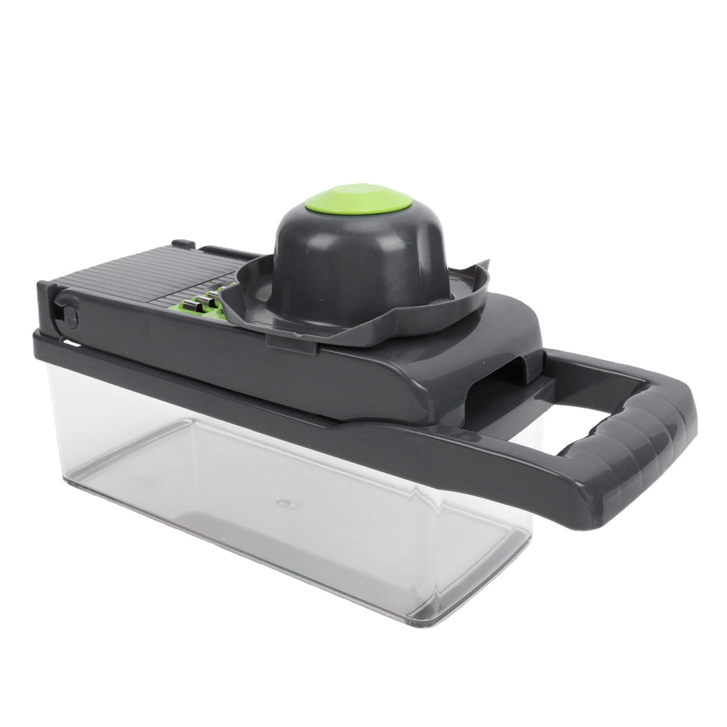 Vegetable Chopper With 1.5L Container Manual Food Veggie Cutter Kitchen Gadgets For Potatoes Tomatoes Cucumbers Carrots