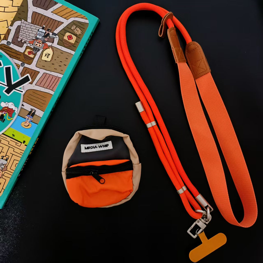 Small Earphone Case With A Lanyard To Prevent Loss, Also Suitable For Use As A Climbing Rope