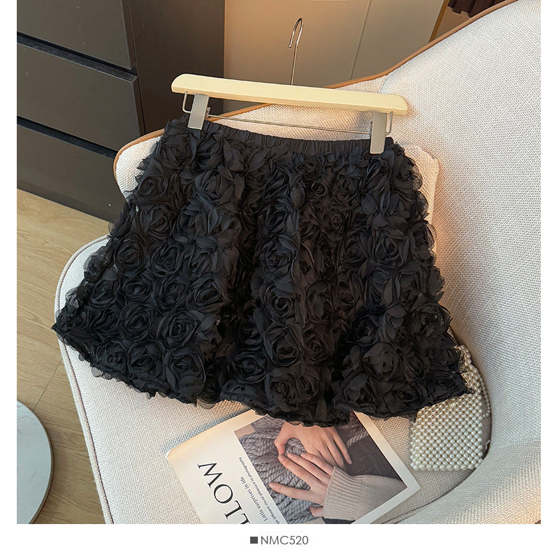 Sweet Mini Skirt With A Full Flouncy Hem To Prevent Wardrobe Malfunctions