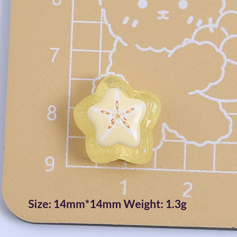 Cartoon Mini Ice-clear Fruit Handmade DIY Cream Glue Resin