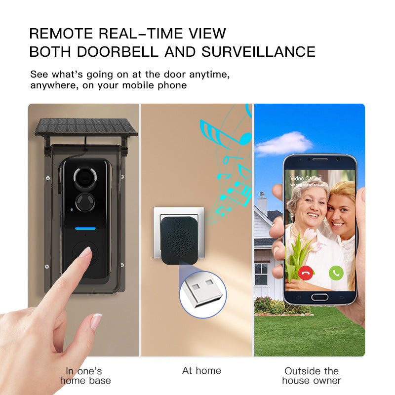 New Graffiti-style Waterproof And Dustproof Video Doorbell