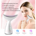 EMS Microcurrent Neck Face Beauty Device With 3 Colors LED Photon Therapy Skin Tighten Reduce Double Chin Face Lifting Devices