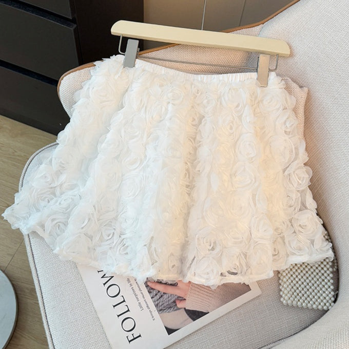 Sweet Mini Skirt With A Full Flouncy Hem To Prevent Wardrobe Malfunctions