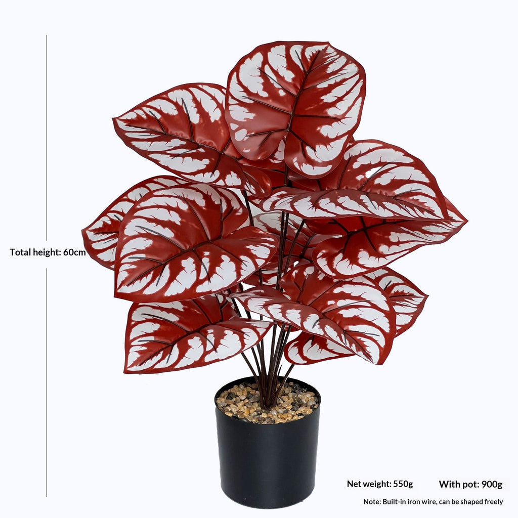 Artificial Plants Cross-Border New Best-Seller Decorative Taro Leaves