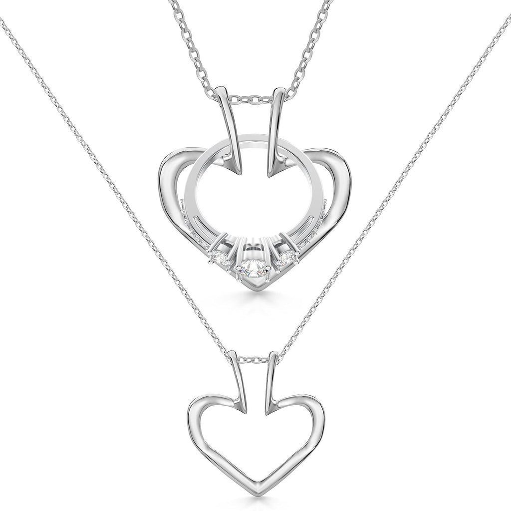 Stainless Steel Necklace Ring Holder