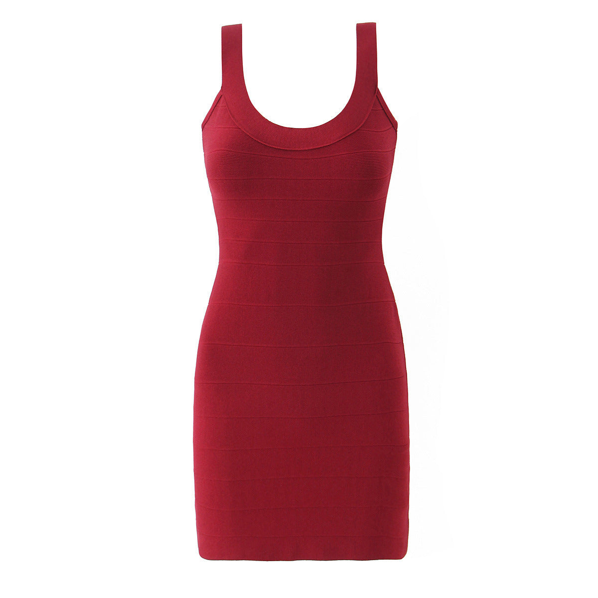 Backless Bodycon Knitted Dress Slim Fit Sleeveless Mini Street Chic